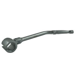 Clé articulée pour sonde lambda 22mm – hexagonale avec fenêtre – idéale pour accès restreints