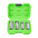 Coffret de 4 douilles extracteurs 1/2" pour goujons cassés – Tailles 6, 8, 10, 12mm – outil de dépose rapide et efficace