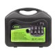 Trousse à outils de nettoyage de moyeu 14 pièces – Meules abrasives Ø40mm avec adaptateur 1/2" pour perceuse ou visseuse
