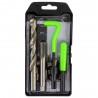 Kit inserts hélicoïdaux M14x1,25 spécial bougies pour réparation rapide et durable des filetages abîmés sur culasses moteur