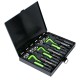 Kit complet d’inserts hélicoïdaux M12x1.75, M14x2, M16x2 avec forets, tarauds, outils d’insertion et spirales – 39 pièces
