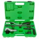 Coffret multiplicateur de force 3/4" avec réducteur 1/2", couple max 1000 Nm, 6 pièces avec cliquet et extensions robustes