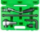 Coffret multiplicateur de force 3/4" avec réducteur 1/2", couple max 1000 Nm, 6 pièces avec cliquet et extensions robustes