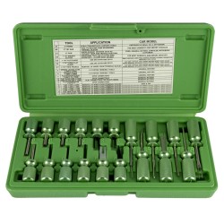Coffret de 19 extracteurs de terminaux pour applications automobiles et électroniques – outils de précision durables