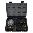 Kit vérificateur de pression et de vide 0-0,7Kg/cm² – 0-28inHg – 9 pièces avec manomètre précis