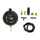 Kit vérificateur de pression et de vide 0-0,7Kg/cm² – 0-28inHg – 9 pièces avec manomètre précis