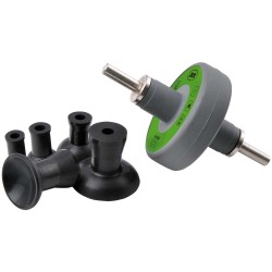 Outil pour fermeture de soupapes sur perceuse – 5 ventouses Ø16 à 40 mm – max 1250 RPM