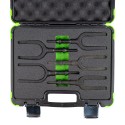 Coffret de 5 extracteurs de rotule de fourche pour marteau pneumatique – ouvertures 20 à 42mm