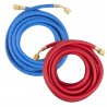 Jeu de 2 tuyaux haute et basse pression R134 ET 1234YF – Longueur 5 mètres – Réf. 54291