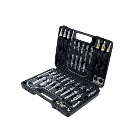 Set d’adaptateurs pour outil de purge des freins – Compatible avec référence 54050
