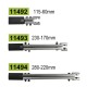 Griffes de remplacement pour prise moyenne 230 à 170 mm – Pour outil extracteur Réf. 53701