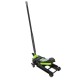 Cric hydraulique 3T avec levier d’élévation – Hauteur 100 à 533 mm, roues nylon, protection caoutchouc, conforme EN1494