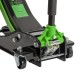 Cric rouleur hydraulique 3T pour voitures basses avec double piston – Levée rapide de 75 à 505 mm, système quick start - JBM
