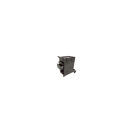 Servante mobile 3 tiroirs en acier pour poste à souder avec espace bouteille et rangement accessoires – 760x361x726mm