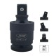 Cardan articulé d'entraînement 3/4" pour douilles à choc – Carré mâle/femelle – Acier haute résistance pour usage intensif