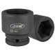 Douille impact 6 pans 3/4" 65 mm en acier CR-MO. Idéale pour les travaux lourds avec clé à chocs. Robuste, fiable et résistante