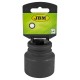 Douille impact 6 pans 3/4" 65 mm en acier CR-MO. Idéale pour les travaux lourds avec clé à chocs. Robuste, fiable et résistante