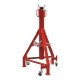 Chandelle à goupille 12 tonnes sur roues – Hauteur réglable de 1295 à 1905 mm – Base large 711 mm pour véhicules lourds