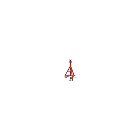 Chandelle à goupille 12 tonnes sur roues – Hauteur réglable de 1295 à 1905 mm – Base large 711 mm pour véhicules lourds