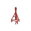 Chandelle à goupille 12 tonnes sur roues – Hauteur réglable de 1295 à 1905 mm – Base large 711 mm pour véhicules lourds