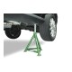 Chandelle à goupille en acier 3 tonnes avec 5 positions de réglage – Hauteur réglable de 346 à 510 mm – Structure robuste