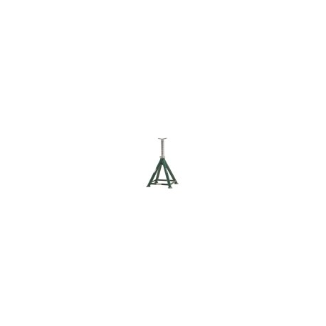 Chandelle à vis 12T avec selle massive – Hauteur réglable 475 à 725 mm – Base large 395 mm – Structure acier haute résistance