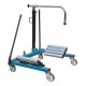Porte-roues hydraulique mobile pour tracteurs – Capacité 1,2T, rouleaux intégrés, roues Ø1 à 2m, largeur max 500mm