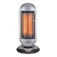 Radiateur infrarouge oscillant 900W 220–240V avec sécurité anti-basculement et 2 niveaux de chauffe