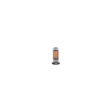 Radiateur infrarouge oscillant 900W 220–240V avec sécurité anti-basculement et 2 niveaux de chauffe