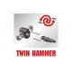 Clé à chocs pneumatique compacte 3/8" – 474 Nm – Twin Hammer – silencieuse, puissante, idéale accès restreints