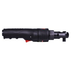Cliquet pneumatique 3/8" (47,6 Nm) – Moteur à engrenages 3 roues – Vitesse variable – Échappement 360° – Longueur 220 mm