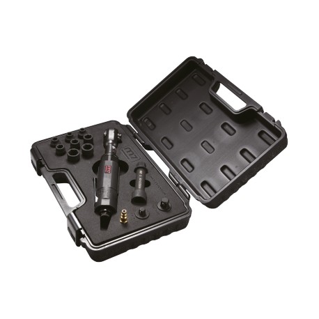 Coffret cliquet pneumatique 1/2" 135 Nm avec douilles creuses, adaptateurs et rallonge – 13 pièces