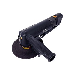 Meuleuse d’angle pneumatique ⌀125 mm avec régulateur à levier, poignée latérale confort, moteur 0.78 cv – M7