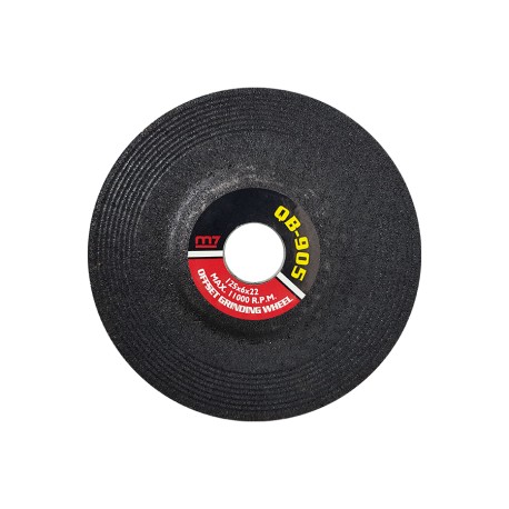 Disque à meuler ⌀125 mm en oxyde d'aluminium – Épaisseur 6 mm – Alésage 22 mm – Pour meuleuses QB105 à QB7115M