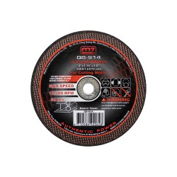 Disque à tronçonner ⌀100 mm – Épaisseur 1,6 mm – Alésage 10 mm – Compatible avec meuleuse QC234 – Pour découpe métal précise