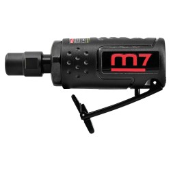 Mini meuleuse droite à pince 3 & 6 mm – 25000 tr/min – 115 mm, ultra compacte, sécurisée avec échappement arrière