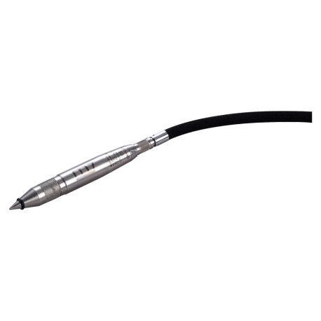 Stylo graveur pneumatique – 13000 coups/min – coque inox, anti-rouille, prise striée, faible conso d’air, léger (230 g)