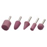 Lot de meules sur tige 6 mm – W220, W187, A22, A12, A5 – pour ébavurage, finition, affûtage sur meuleuses droites