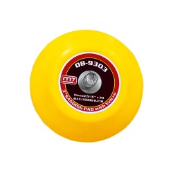 Plateau auto-agrippant Ø76 mm (3") – filetage mâle – pour lustreuses QP113 / QP123 – fixation Velcro