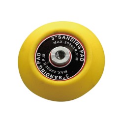Plateau auto-agrippant Ø76 mm (3") – filetage femelle – Velcro – pour lustreuses QP113 / QP123 – 0,1 kg