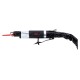 Scie sabre droite – 5000 osc/min – coupe métal, plastique, alu – poignée caoutchoutée, lames incluses – 800 g