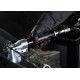 Cisaille droite pneumatique – 2600 tr/min – coupe métal/inox 1,2 mm – poignée antidérapante – lame renforcée