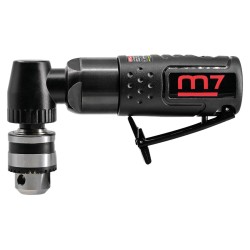Mini perceuse d’angle pneumatique avec mandrin à clé Ø6 mm – ultra compacte, légère et sécurisée – 5500 tr/min – 140 mm