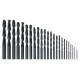 Coffret forets mécaniciens HSS-R 25 pièces Ø1 à Ø13 mm – haute résistance – perçage métaux, plastiques et alliages
