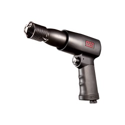 Burineur pneumatique avec emmanchement rond Ø10,2 mm – 3200 coups/min – compact – livré avec 5 burins – 175 mm