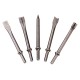 Jeu de 5 burins pour burineur pneumatique – emmanchement rond Ø10 mm – compatibilité SC4101 à SC4105