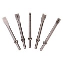 Jeu de 5 burins pour burineur pneumatique – emmanchement rond Ø10 mm – compatibilité SC4101 à SC4105