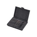 Coffret de chasse-goupilles pour burineur – 6 pièces – emmanchement rond Ø10 mm – acier CrMo – longueurs 177 mm