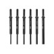 Coffret de chasse-goupilles pour burineur – 6 pièces – emmanchement rond Ø10 mm – acier CrMo – longueurs 177 mm
