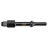 Adaptateur de douille 1/2" pour burineur – emmanchement rond Ø10 mm – CrMo – 127 mm – pour déblocage des écrous